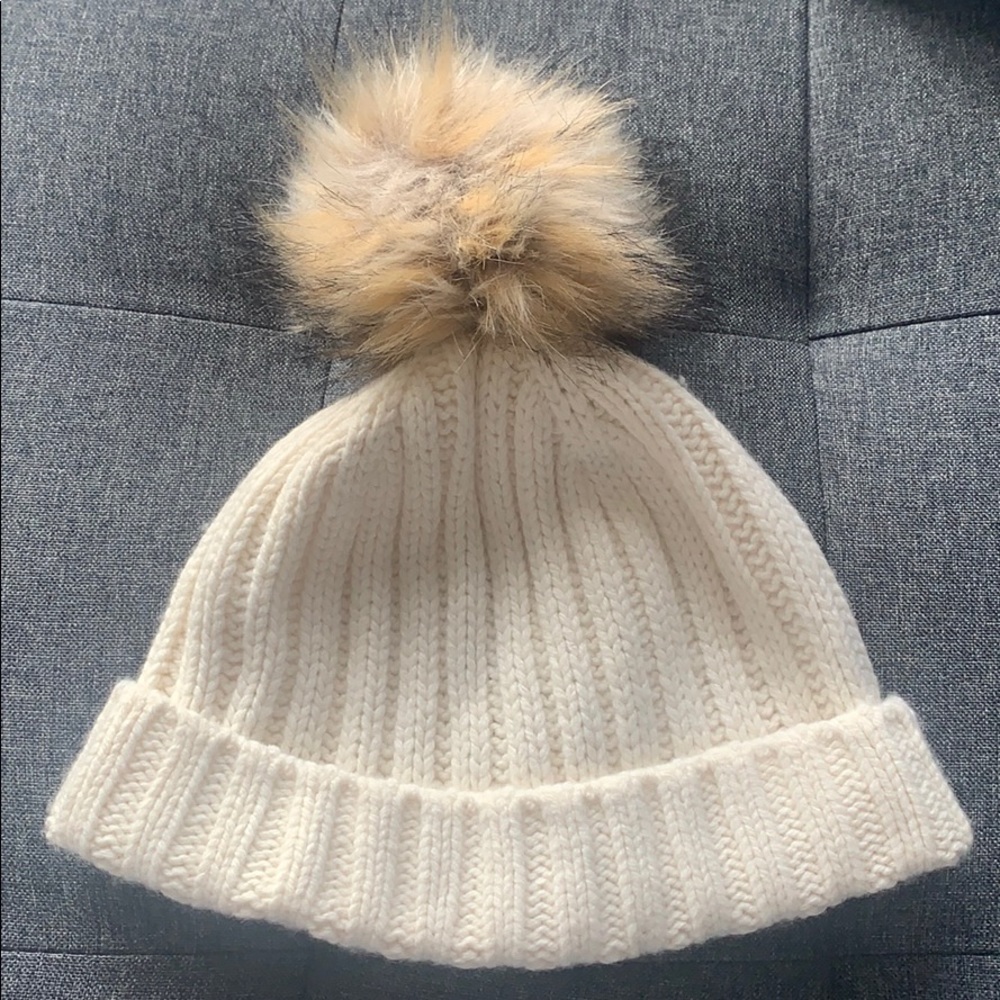 White beanie